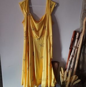 La la land yellow floral dress